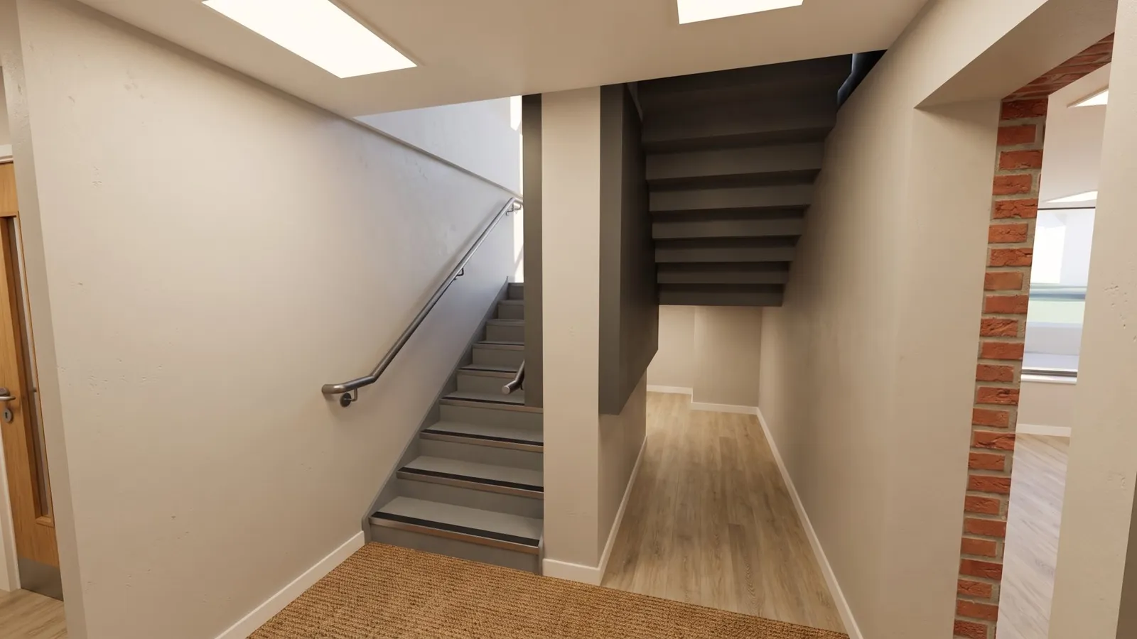 Final CGI, entrance lobby, residential case study
